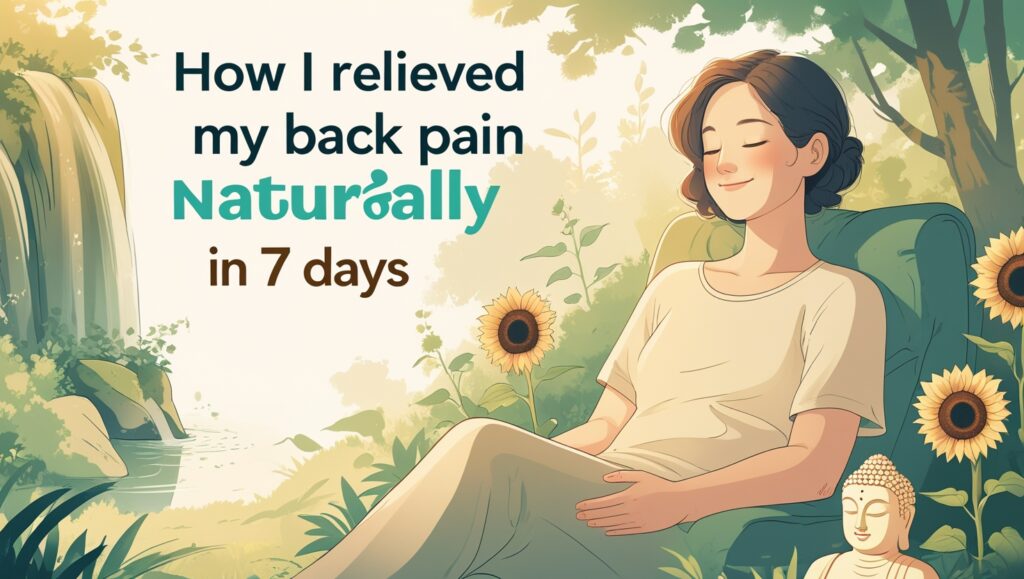 How I Relieved My Back Pain Naturally in 7 Days