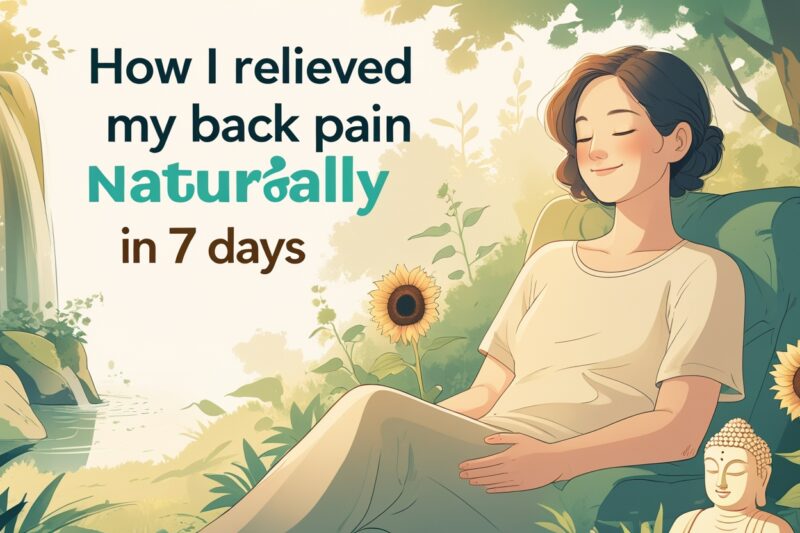 How I Relieved My Back Pain Naturally in 7 Days