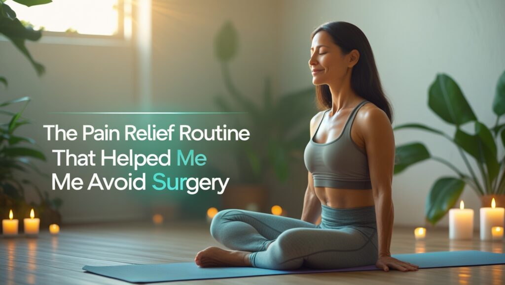 The Pain Relief Routine That Helped Me Avoid Surgery