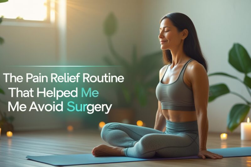 The Pain Relief Routine That Helped Me Avoid Surgery