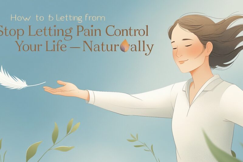 How to Stop Letting Pain Control Your Life — Naturally