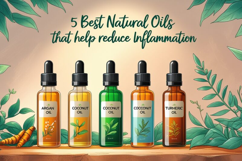 5 Best Natural Oils That Help Reduce Inflammation